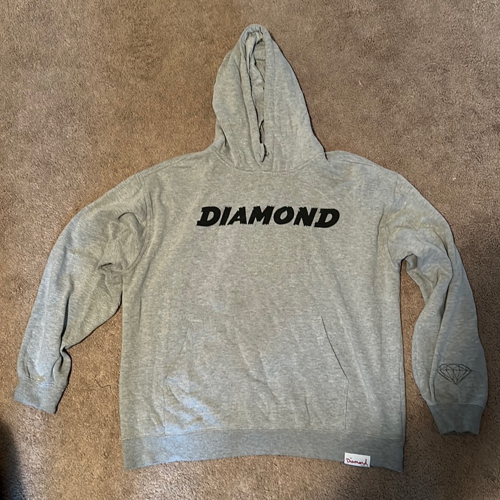 Diamond Hooded Sweatshirt